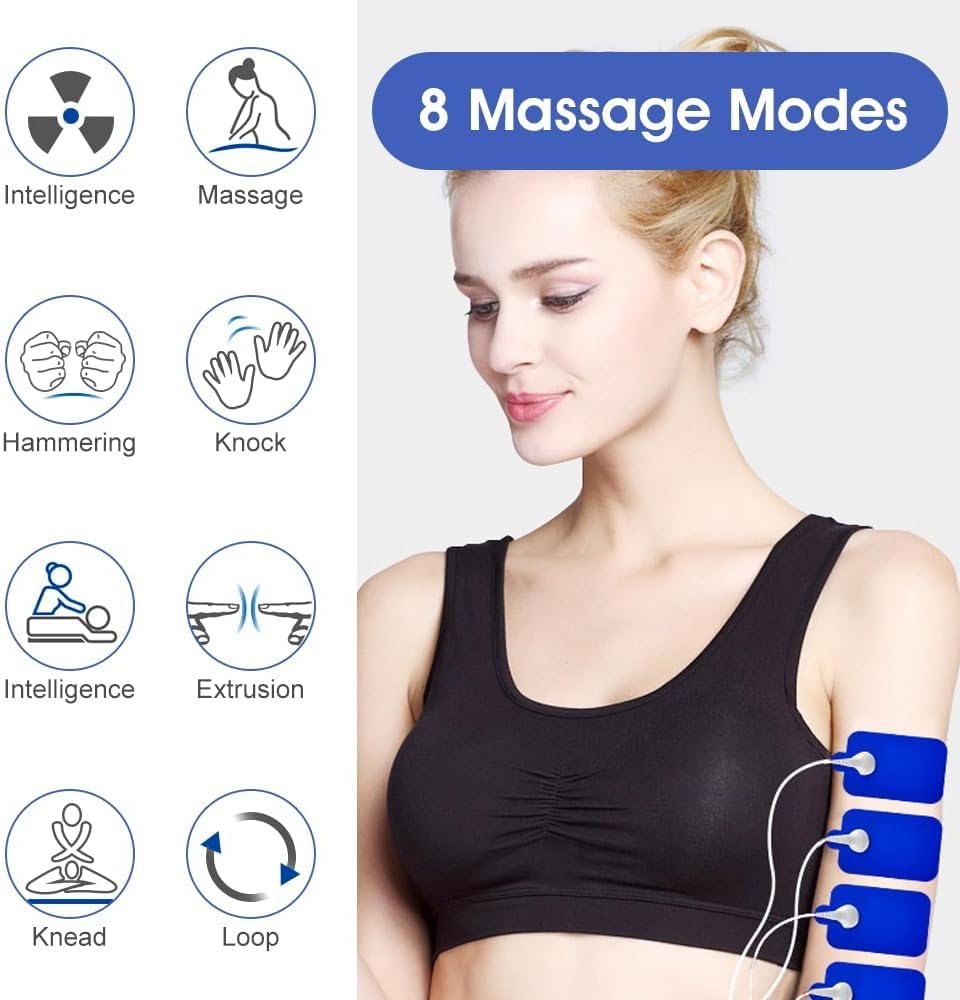 ems جهاز التدليك والتنبيه الكهربائي الذكي